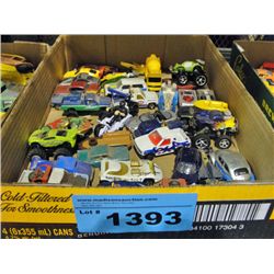 One box of assorted collectors toy cars