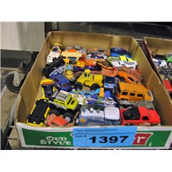 One box of assorted collectors toy cars