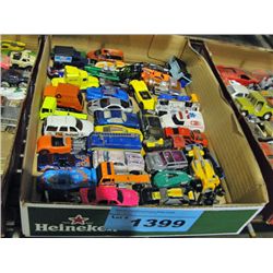 One box of assorted collectors toy cars