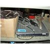 Image 1 : Shelf lot of misc; dvd player and other misc etc