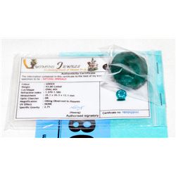 Certified Emerald Oval Cut