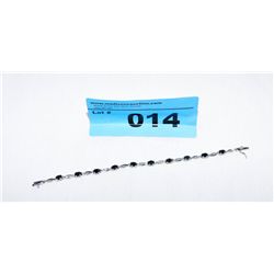 Sapphire & Diamond Tennis Bracelet