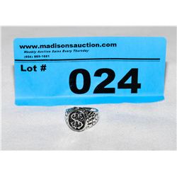 Man's Dollar sign ring