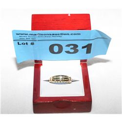 10Kt Gold 5.9 Gram Diamond Band ring