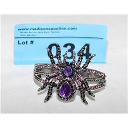 Crystal Spider Bracelet & Box