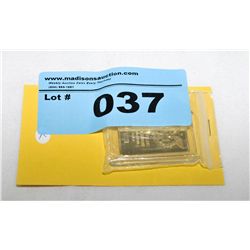 Gold Clad Silver Riechsmark bar