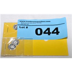 5x .999 Silver Canada Maple leaf Coins