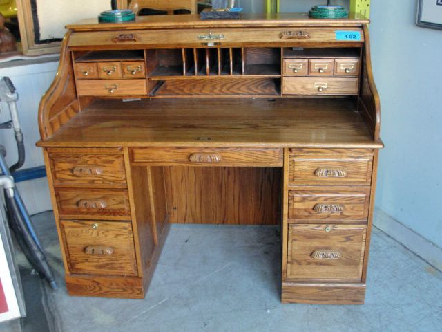 Winners Only Oak Roll Top Desk