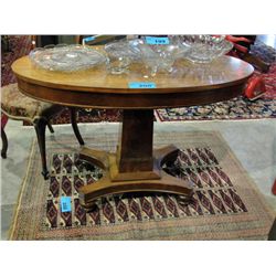 Turn of the last century mahogany parlour table