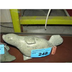 Inuit  soapstone carving - seal