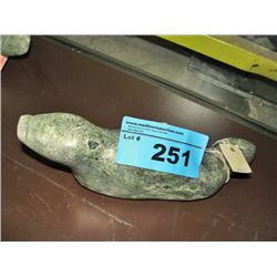 Inuit  soapstone carving - seal