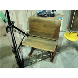 Early 1900s globe waterlou ontario students desk