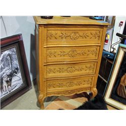 Early 1900s 4 drawer oak chest