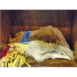 2 native fur pelts