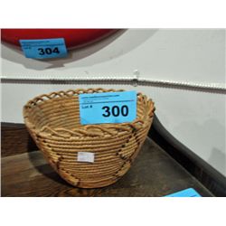 West coast native woven basket