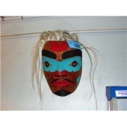 West coast native wood carved mask