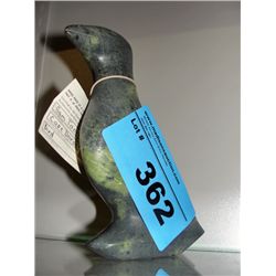 Inuit soapstone carving - artic bird,