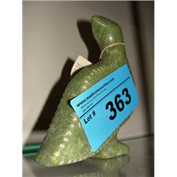 Inuit soapstone carving - artic bird,