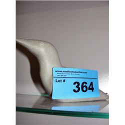 Inuit soapstone carving - artic bird,