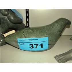 Inuit soapstone carving - artic bird,