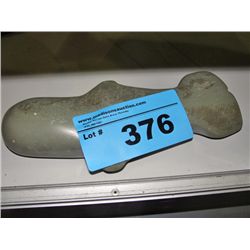 Inuit soapstone carving - whale,