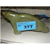 Image 1 : Inuit soapstone carving - seal, signed by artist