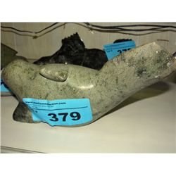 Inuit soapstone carving - seal