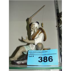 Oriental mud man decorative figurine