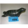 Image 1 : Inuit soapstone carving - seal