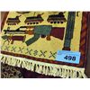 Image 1 : 2007 woven commemorative afgan war area rug