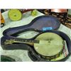 Image 1 : Early 1900s Jr banjo with case