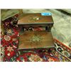 Image 1 : 2 step painted wooden step stool