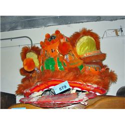 chinese new years parade dragon head