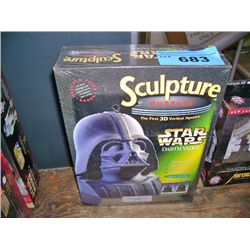 Starwars sculpture puzzle; 3D vertical jigsaw