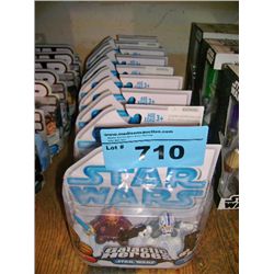 Lot of 9 starwars gallactic heros action figures