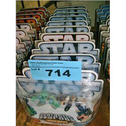 Lot of 10 starwars gallactic heros action figures