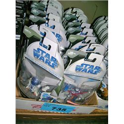 One box of assorted star wars collectors action