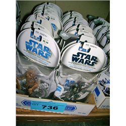 One box of assorted star wars collectors action