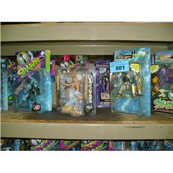 Shelf lot of 11 spawn collectors action figures