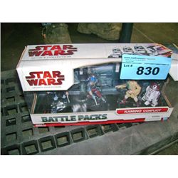 Starwars battle packs collectors set