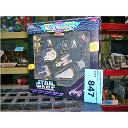 Starwars micromachines collectors set