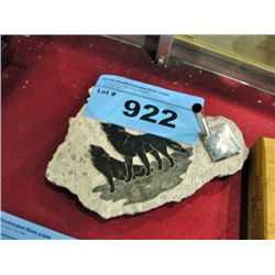 Stone carved pen holder