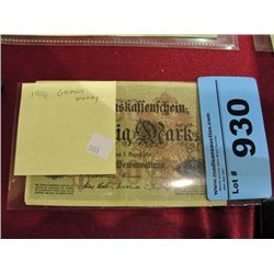1914 german bank note
