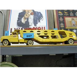 Vintage tonka toys tin motor transport truck and