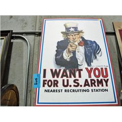 United states "i want you for US army" recruitment