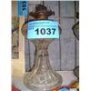 Early glass oil lamp