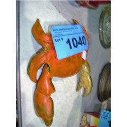 Ceramic crab figurine