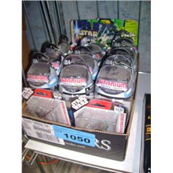 One box of assorted starwars action figures