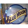 Image 1 : Blue moon framed advertisment sign