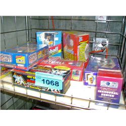 8 boxes of assorted factory sealed sports trading